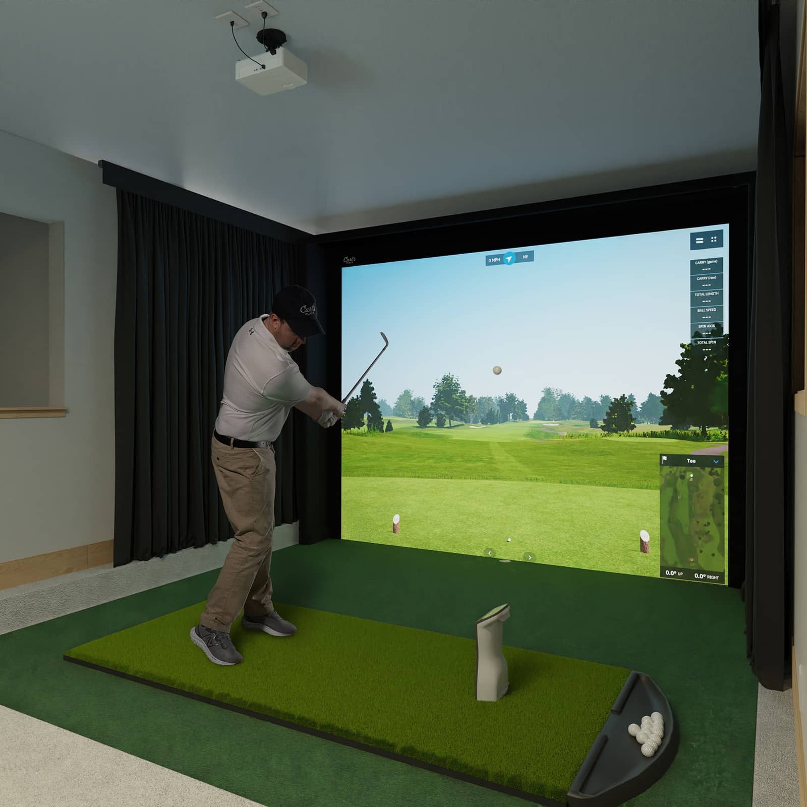 DIY Golf Enclosure Kit with Impact Screen